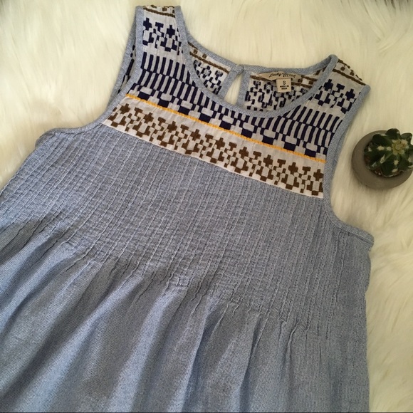 Lucky Brand sleeveless blouse tank top size small - Picture 3 of 5